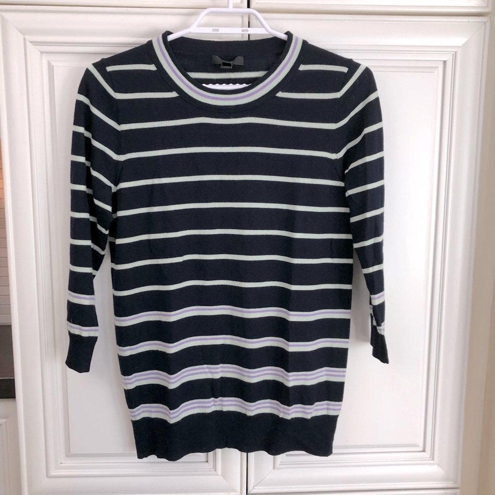 J. Crew wool striped sweater